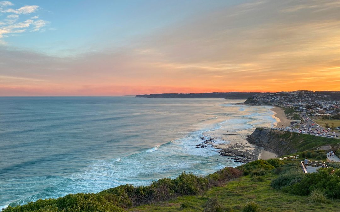 Sunset over Merewether